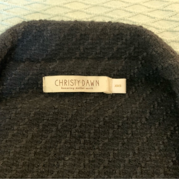 Christy Dawn Vera Coat Noir Wool XXS - Picture 11 of 13
